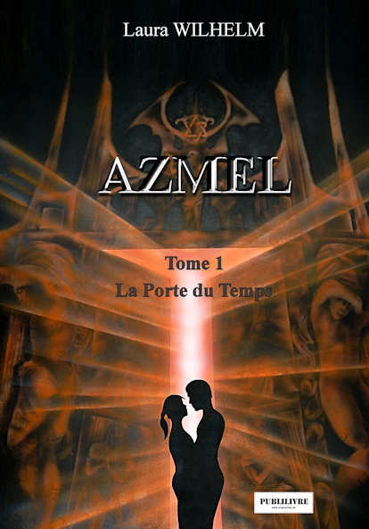 Photo recto du livre:AZMEL Tome 1 :La porte du temps par Laura Wilhelm 