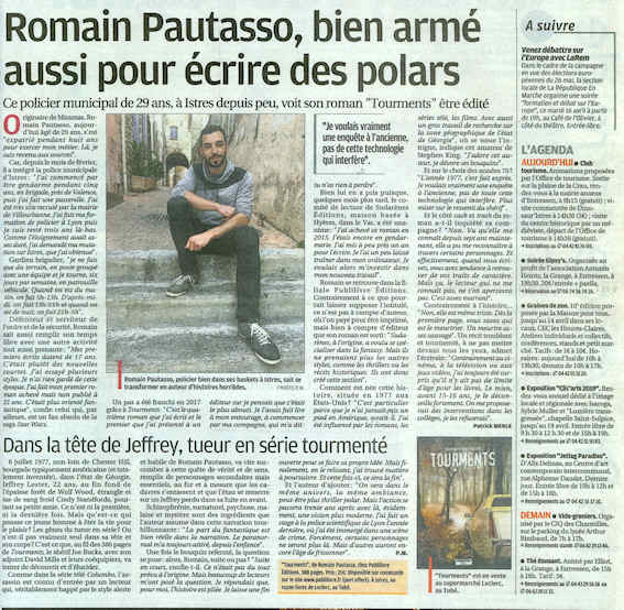 La presse parle du livre de de Romain Pautasso